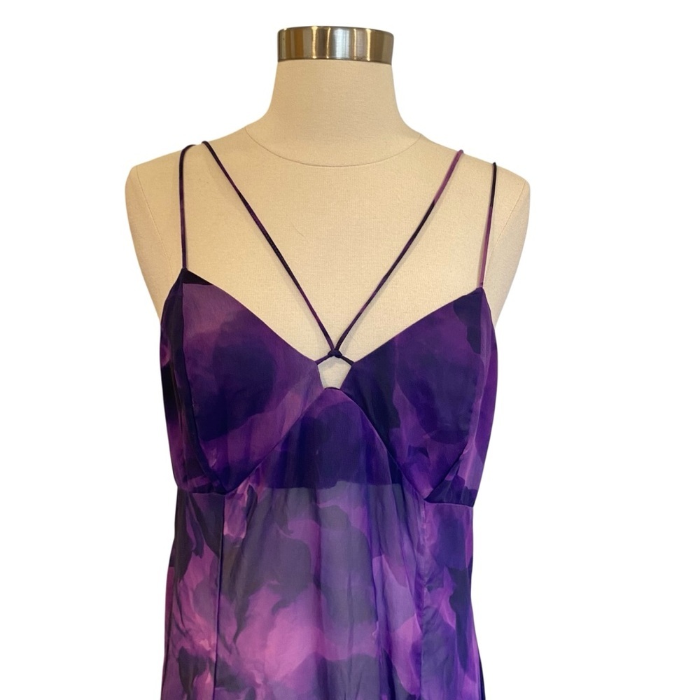 Runaway The Label Calista Maxi Dress In Purple - Picture 3 of 13